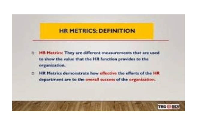 Introduction To HR Metrics