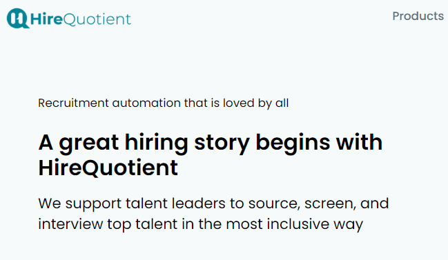 4. HireQuotient - Best For Talent Acquisition And Screening