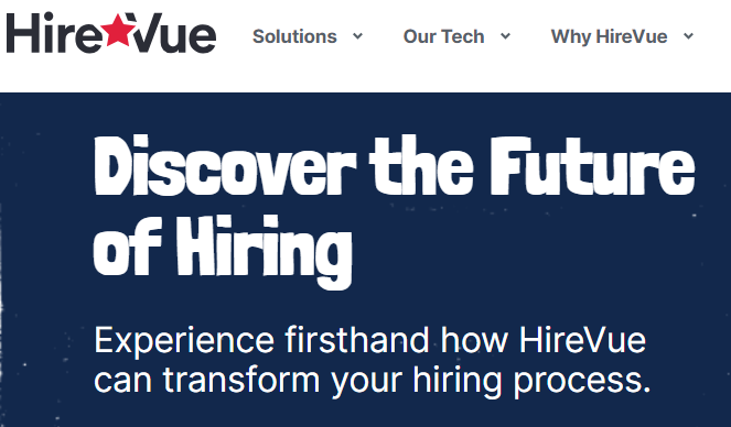 5. HireVue - Best For Video Interviewing At Scale