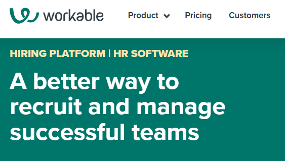 2. Workable - Best For All-in-One Hiring Solution