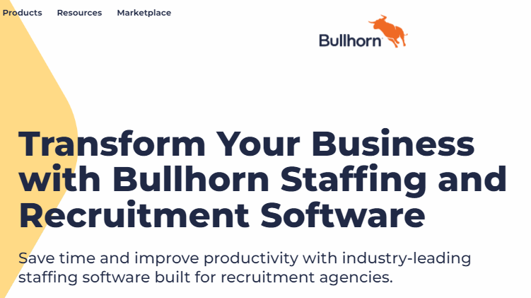 7. Bullhorn - Best For Staffing And Recruiting Agencies