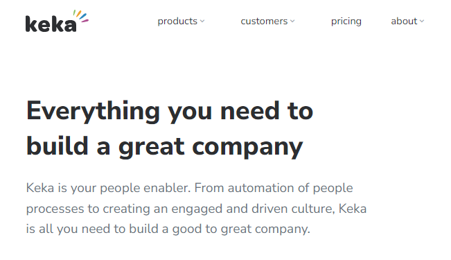 4. Keka - Best For Startups And Midsize Businesses