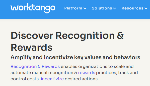 8. WorkTango – Best For Employee Feedback Integration