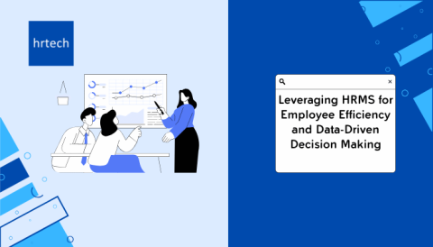 How does HRMS enhance employee efficiency